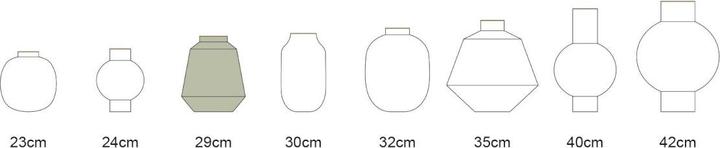 Nährwerte und Zutaten PIP Studio Vase Metall Stripes weiss-gold 24x29cm (1 x, 24 x 29 cm)