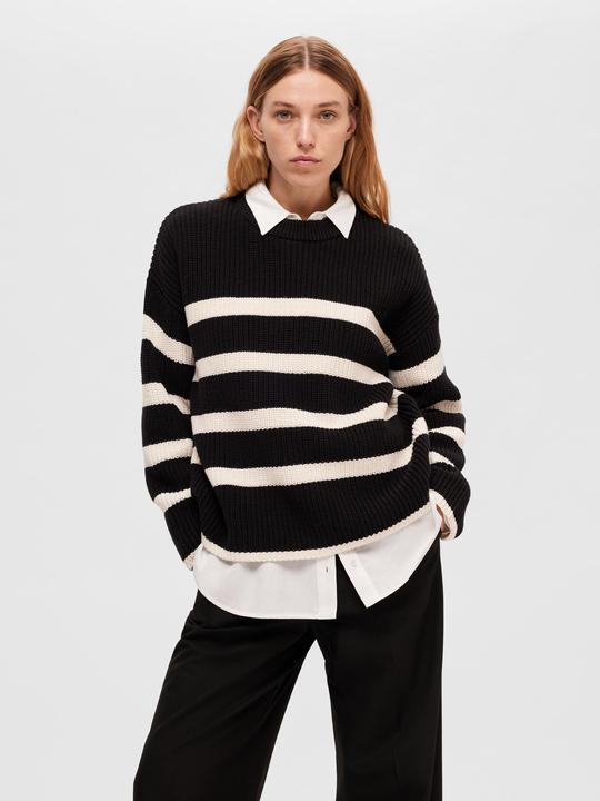 Actual product image Selected Femme Striped knit jumper (XS)