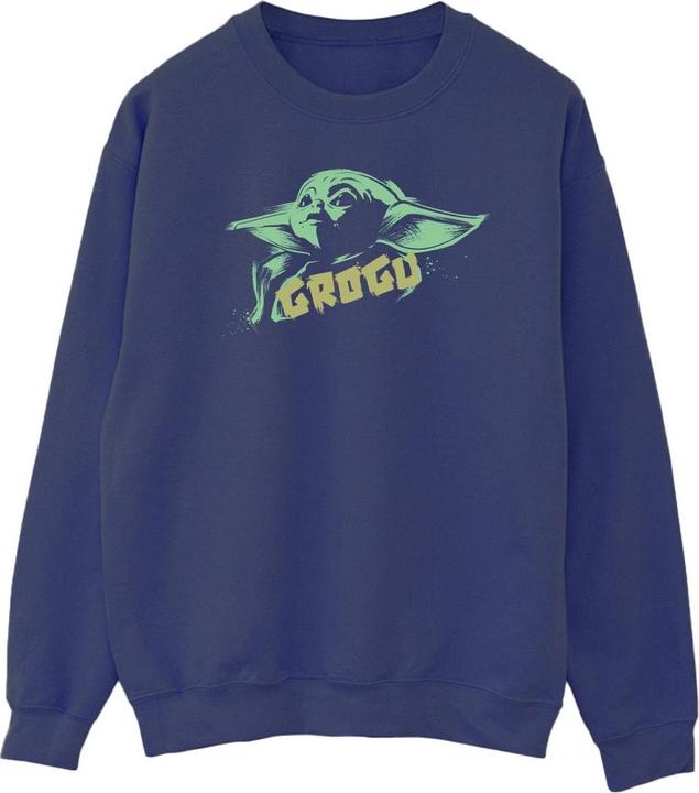 Star Wars The Mandalorian Grogu The Child Splat Sweatshirt (M)