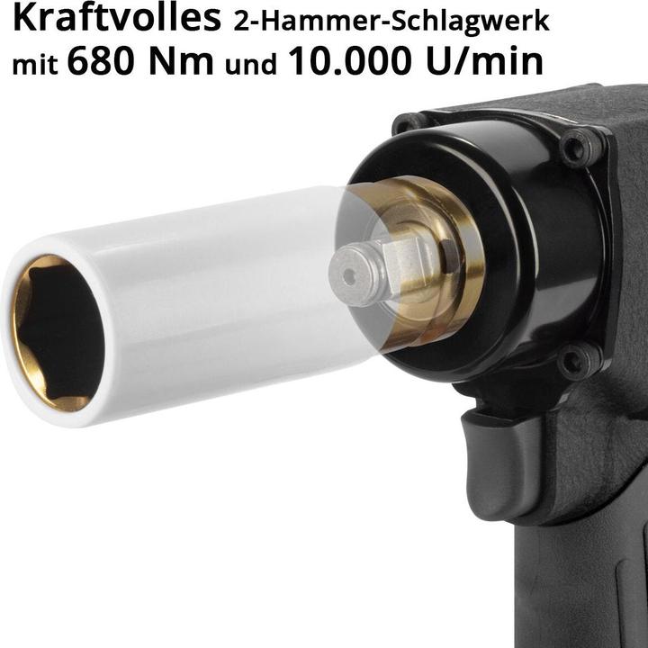Produktbild Stahlwerk Druckluft-Schlagschrauber DSS-680 ST mit 680 Nm, Â½" 10.000 U/min (Druckluft)