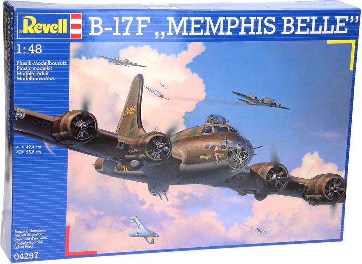 Actual product image Revell Boeing B-17F Memphis Belle