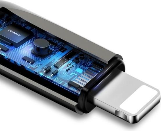 Produktbild Usams Cable USB USB-A - Lightning 1.9 m Blue (IPYSUSB202) (1.90 m, USB 3.0)