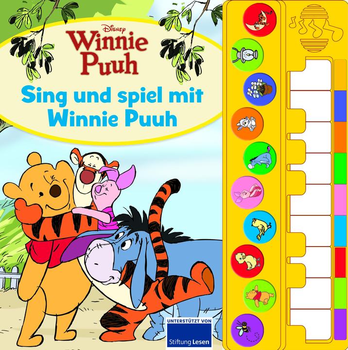 Immagine prodotto Disney Winnie Puuh - Sing und spiel mit Winnie Puuh - Liederbuch mit Klaviertastatur - Vor- und (Tedesco, Phoenix International Publications Germany GmbH, 2022)