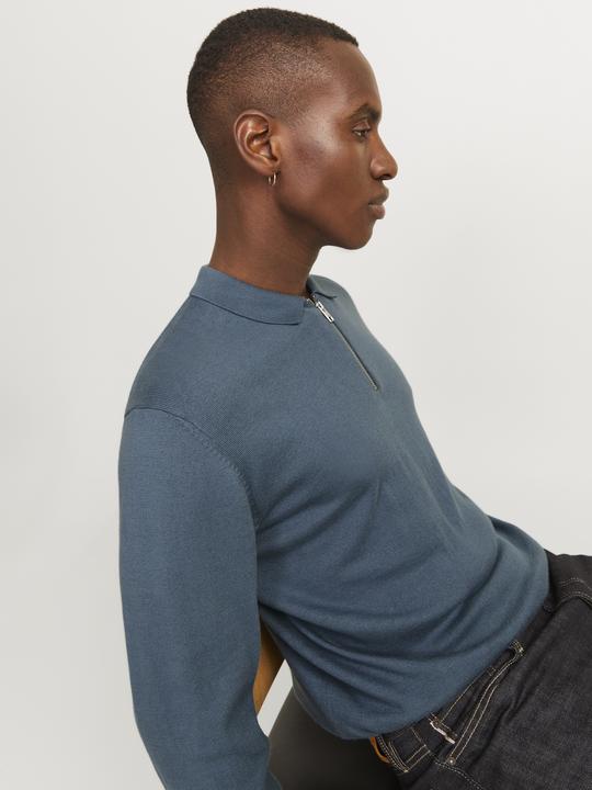 Produktbild Jack & Jones Jjeemil Knit Polo Half Zip Ls Noos (M)