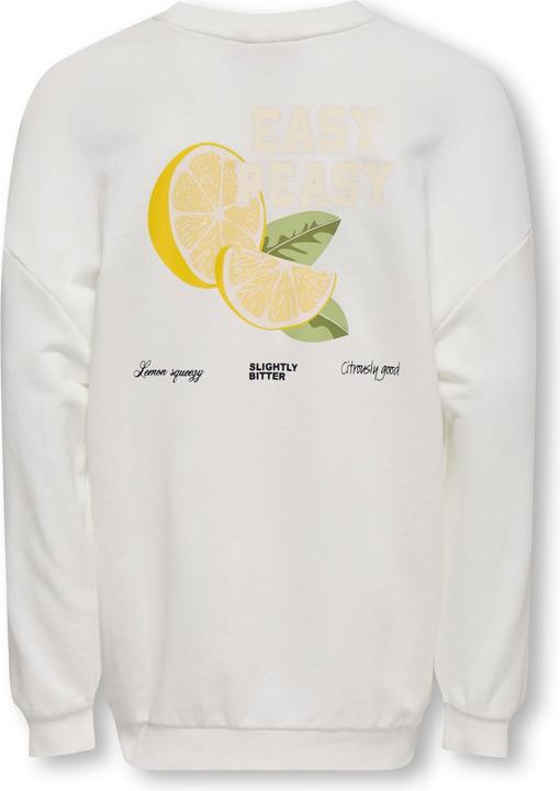 Immagine prodotto Only Locker geschnitten Rundhals Junior Tief angesetzte Schulter Sweatshirt Sweatshirt (110)
