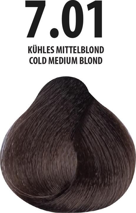Image du produit FemMas 7.01) Coloration Blond Moyen Froid 100ml (Blond moyen froid)