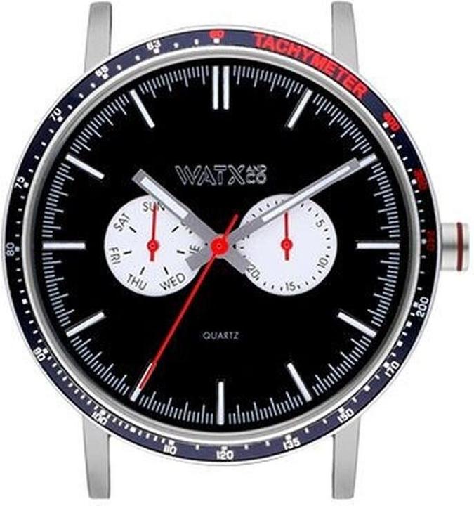 Watx & Colors Unisex-Uhr WXCA2747 Silberfarben (Ø 44 mm) (44 mm)