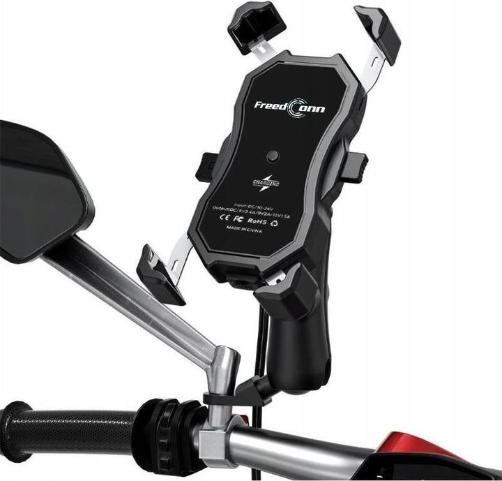 Immagine prodotto FreedConn Supporto Per Telefono Da Moto Mc1w Con Caricatore Induttivo