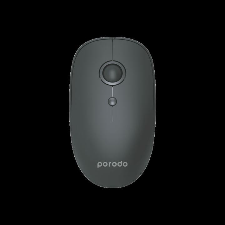 Produktbild Porodo 2 in 1 Wireless Bluetooth Mouse 2.4GHz V5.0 - Black (Kabellos)