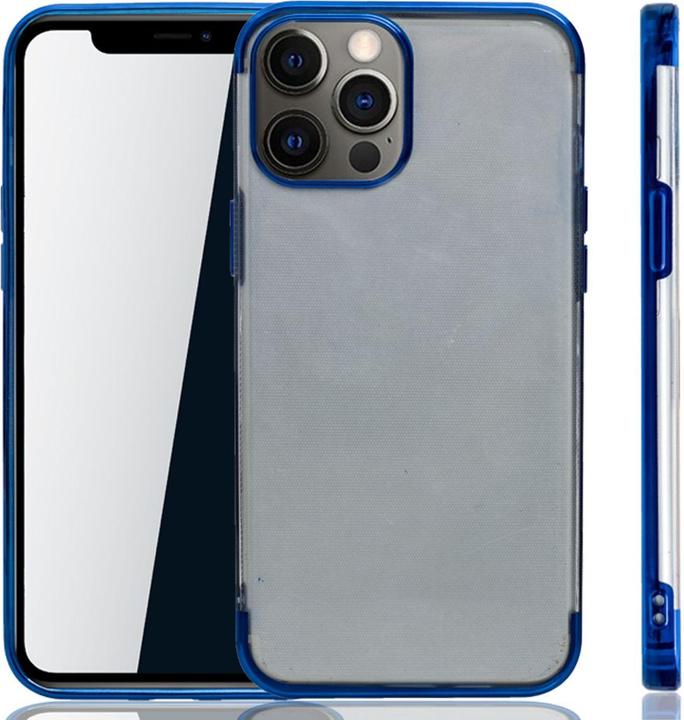 Produktbild König Design Apple iPhone 12 Pro Max Hülle Case Handy Cover Schutz Tasche Schutzhülle Etuis Blau (Apple iPhone 12 Pro Max)