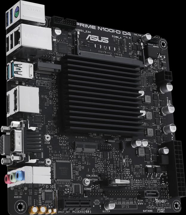 ASUS Prime N100I-D D4 (NA (integrated CPU), Mini-ITX)