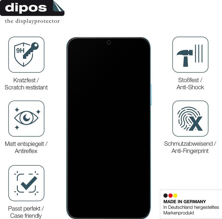Actual product image Dipos Anti-Shock Screen Protector Matte (1 Piece, Honor 5X)