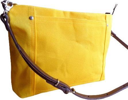 Produktbild Only-Bags.Store Kleine gewachste Canvas-Kreuztasche, Lederriemen, Reissverschlusstasche