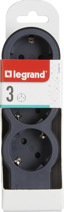 Produktbild Legrand Flache Steckdosenleiste, 3-fach Steckdose (3 x)