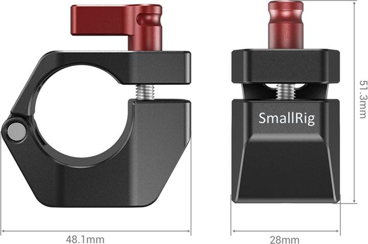 Actual product image SmallRig 25mm Rod Clamp For DJI Ronin M / MX / Freefly MOVI