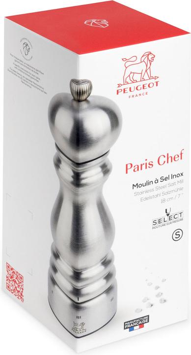 Actual product image Peugeot Paris Chef U'SELECT Zirlion salt mill 18 cm (Salt)