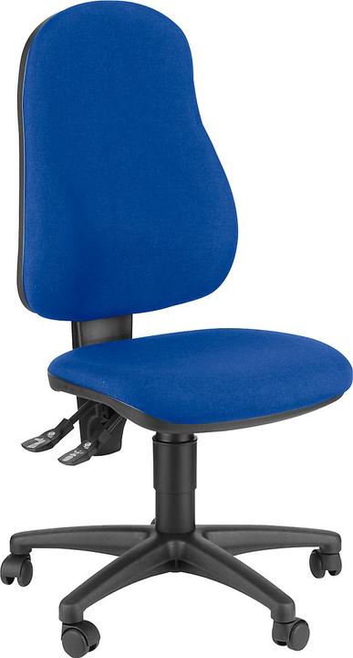 Actual product image Topstar Office chair Point 600, permanent contact mechanism, without armrests, trough seat, black or...