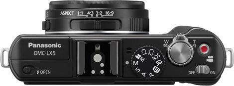 Actual product image Panasonic Lumix LX5, 10MP, 3.8x zoom, HD movies, black