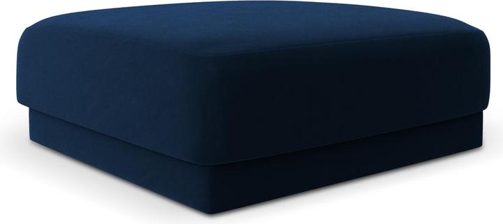 Actual product image Micadoni Velvet Pouf, "Miley", 1 Seat, 90x90x40Made in Europe (Cushioned stools)