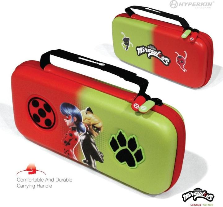 Produktbild Hyperkin Switch Tasche Miraculous Bug & Cat (Switch Lite, Switch OLED, Switch)