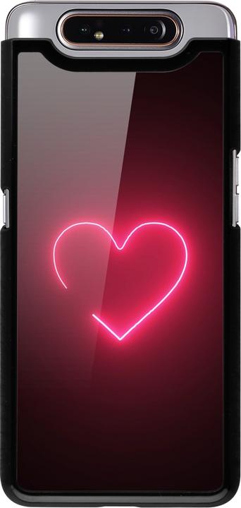 Produktbild PhoneLook Hülle Valentine 2023 single neon heart (Samsung Galaxy A80)