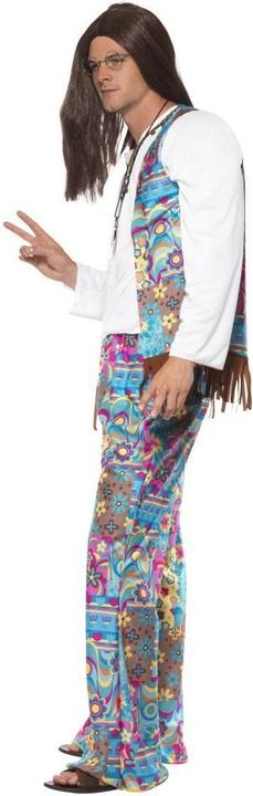 Actual product image Smiffys Flower Power Hippie Men Costume (M)