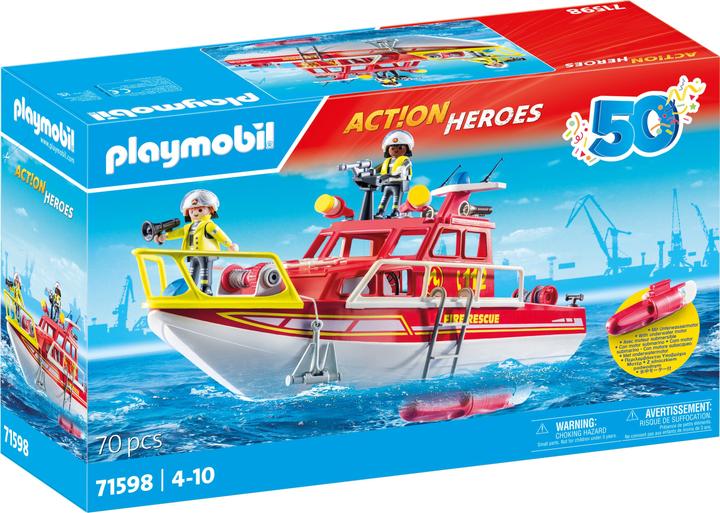 Playmobil Fire boat (71598, Playmobil City Action)