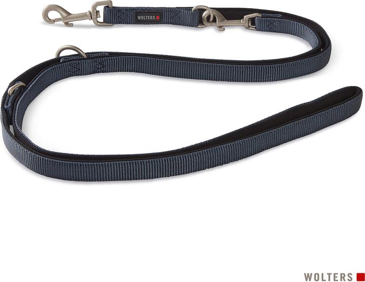 Image du produit Wolters Professional Comfort Laisse de présentation taille XL 200 cm x 2,5 cm graphite/noir (XL, Chien, Sport canin)