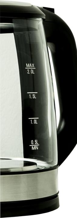 Actual product image Exquisit WK 3501 5010060, glass/stainless steel/sch (2 l)