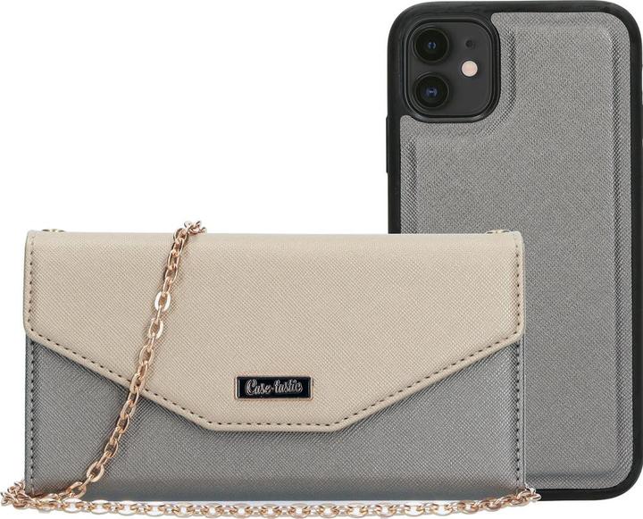 Actual product image Casetastic Clutch Apple iPhone 11 Gold/Silver (Apple iPhone 11)