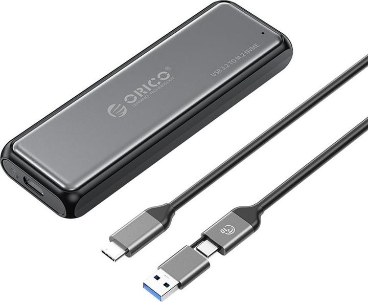 Productafbeelding Orico Other Computer Accessory DDM2-C3 M.2 NVME USB-C 3.2 10Gb/s Disk Drive - Gray (M.2 2230)
