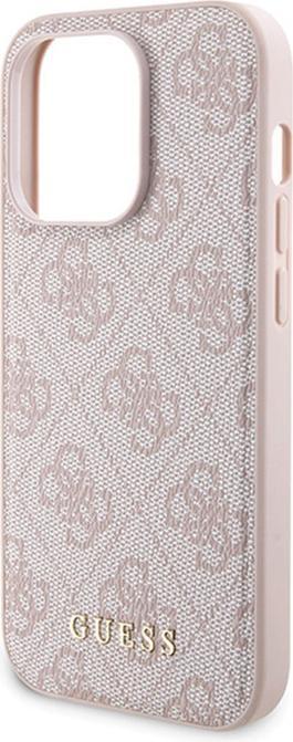 Image du produit Guess Zestaw GUBPM5P15X4GEMGP iPhone 15 Pro Max 6.7" hardcase + Powerbank 5000mAh MagSafe różowy/pin (Apple iPhone 15 Pro Max)