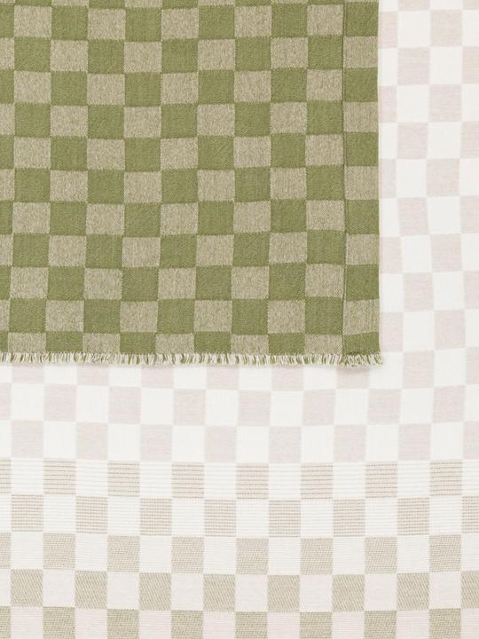 Produktbild Lapuan Kankurit Wohndecke SHAKKI olive kariert (130 x 180 cm)