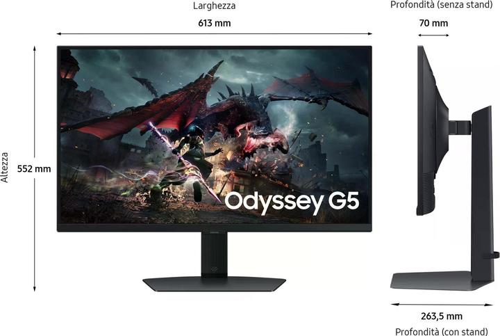 Produktbild Samsung Odyssey G5 - G50D (2560 x 1440 Pixel, 27")