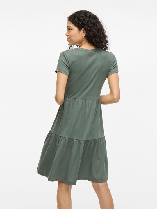 Image du produit Vila Petite – Kurzärmeliges Midikleid (L)