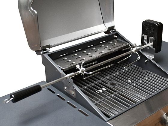 Actual product image BBQ Dragon Rotary spit