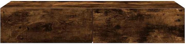 Produktbild VidaXL Wandregal mit Schubladen Räuchereiche 100x36x19cm Holzwerkstoff