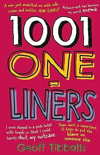 Immagine prodotto 1001 One-Liners (Inglese, Geoff Tibballs, 2023)