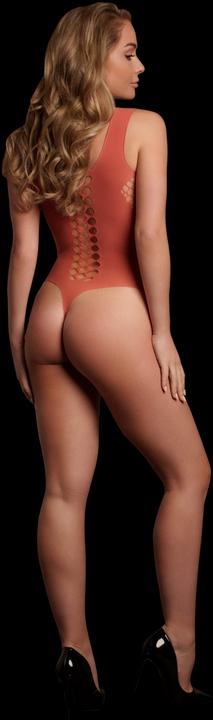 Image du produit Le Désir Teddy col en V avec panneaux opaques - Taille unique (Taille unique)