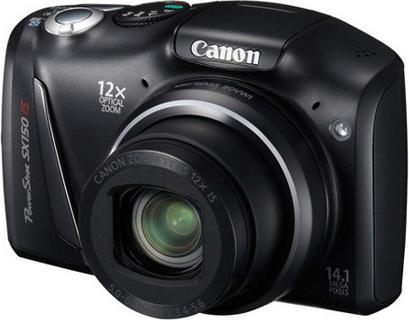 Canon Powershot SX150, 12x zoom, HD movies (1/2,3'')