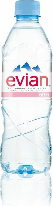 Actual product image Evian 24x50cl PET (24 x 50 cl)