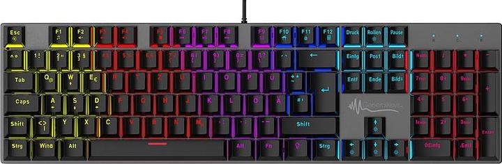 GeneralKeys Mechanische Metall-Gaming-Tastatur, RGB-Licht, Anti-Ghosting, IP45 (DE, Kabelgebunden)