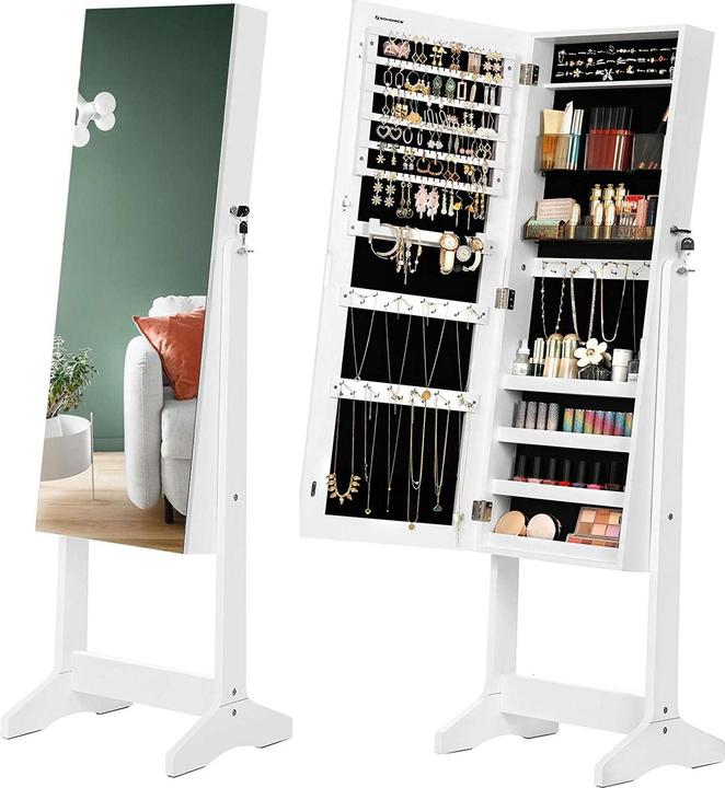 Songmics Schmuckhalter mit Spiegel