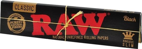 Produktbild RAW Black Papers King Size Slim Extra Fine Box