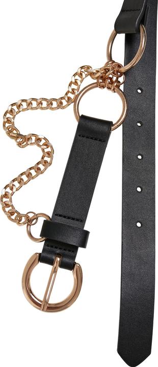 Actual product image Urban Classics Synthetic Leather Belt With Chain (S, M)