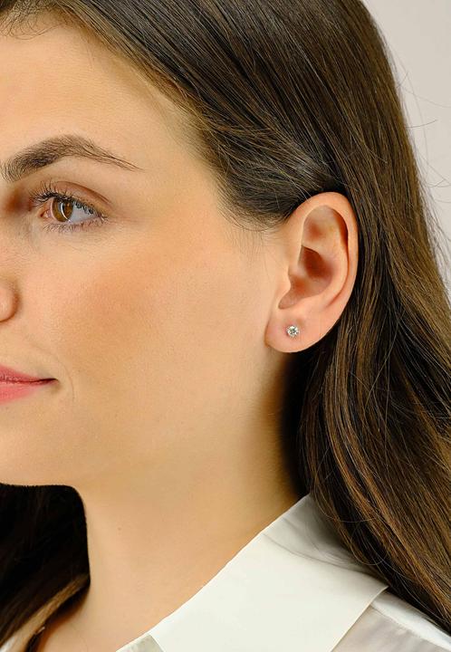 Image du produit Muau Boucles d'oreilles (Or blanc 750)