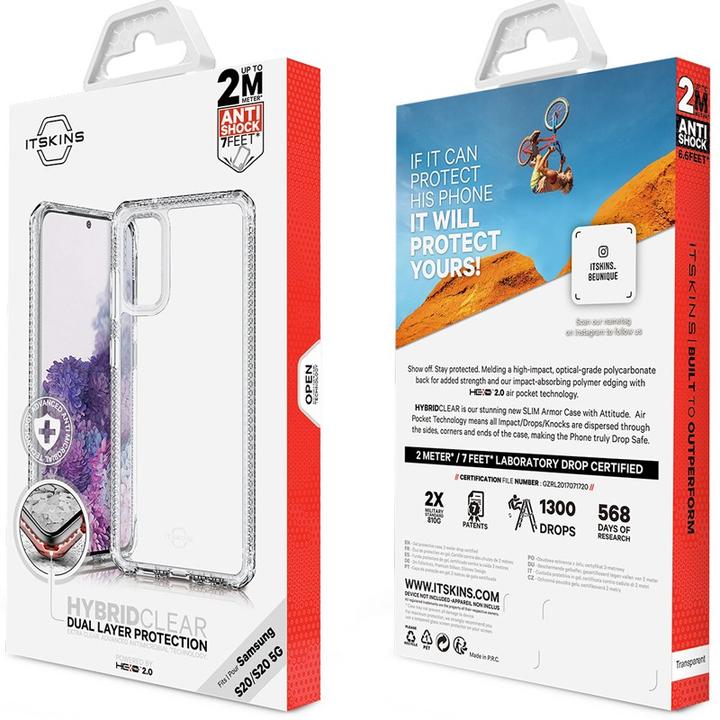 Produktbild Itskins Hybrid Clear (Samsung Galaxy S20)