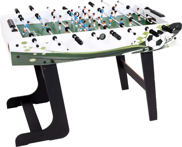 Weiss, grün Fussballmotiv