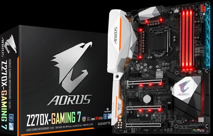 Produktbild Gigabyte AORUS Z270X-Gaming 7 (LGA 1151, Intel Z270, ATX)