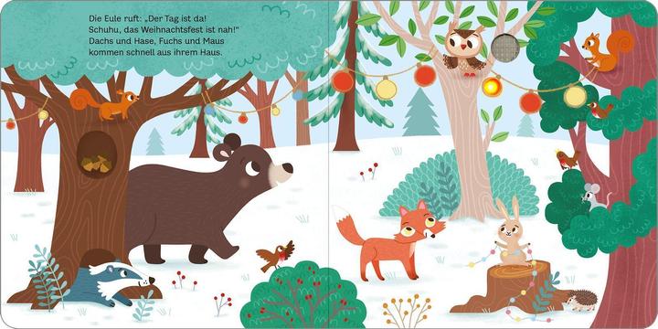 Produktbild Mein blinkendes Soundbuch - Weihnachten im Wald (Deutsch, Maria Höck, 2022)